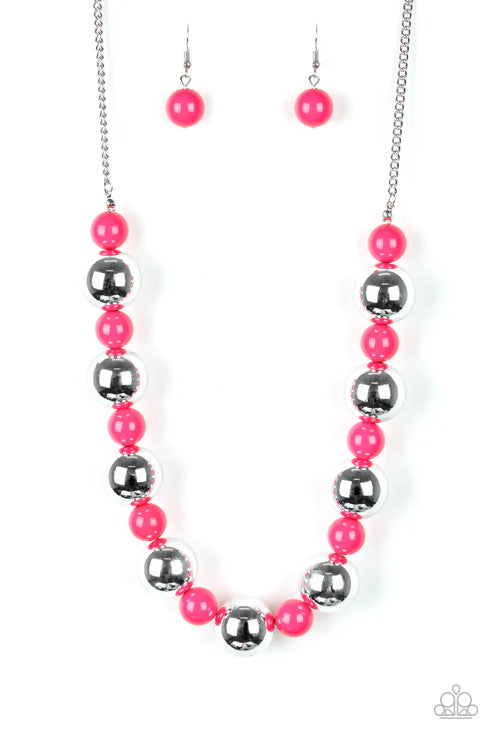 Top Pop - Pink Necklace
