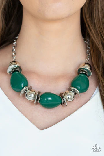 Vivid Vibes - Green Necklace