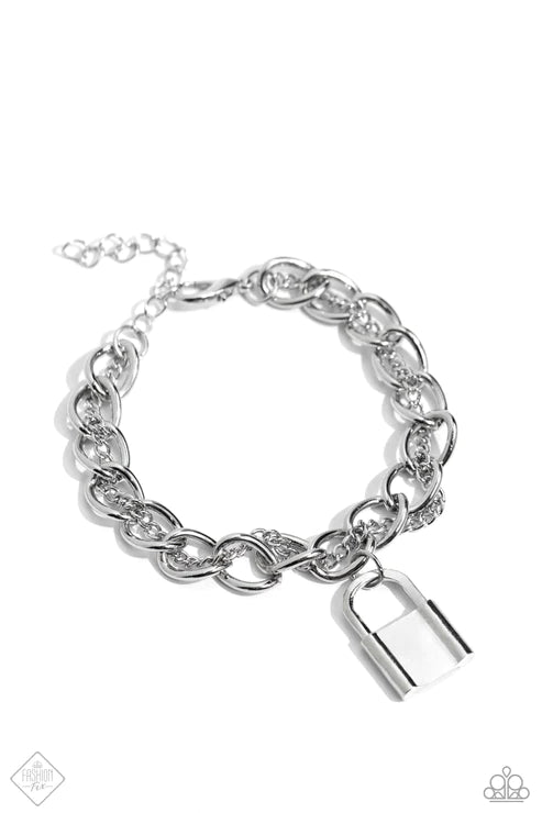 Watch the LOCK - Silver Bracelet