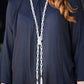 Scarf Necklace- Silver