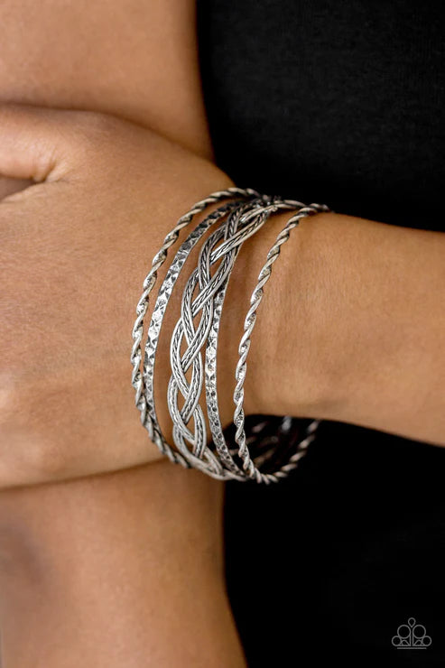 Straight Street - Silver  Bracelet