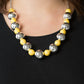 Top Pop - Yellow  Necklace