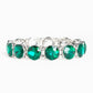 Glitzy Glamorous - Green  Bracelet