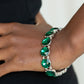 Glitzy Glamorous - Green  Bracelet
