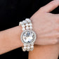 Speechless Sparkle - White Bracelet