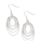 Date Night Diva - White  Earrings