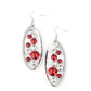 Rock Candy Bubbly - Red  Earrings