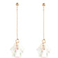 Keep Them In Suspense - Gold  Post Earrings