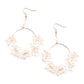 Paparazzi  Floating Gardens - Copper  Earrings