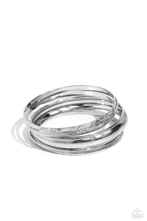 Stackable Stunner - Silver  Bracelet