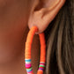 Colorfully Contagious - Orange  Earrings