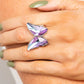 Paparazzi  Fluorescent Flutter - Purple Ring