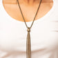 Metallic MESH-Up - Brass  Necklace