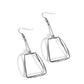 Trapezoidal Transcendence - Black  Earrings