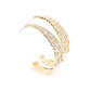 Cold as Ice - Gold  Earrings
