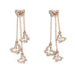 Boisterous Butterfly - Gold  Post Earrings