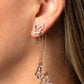 Boisterous Butterfly - Gold  Post Earrings
