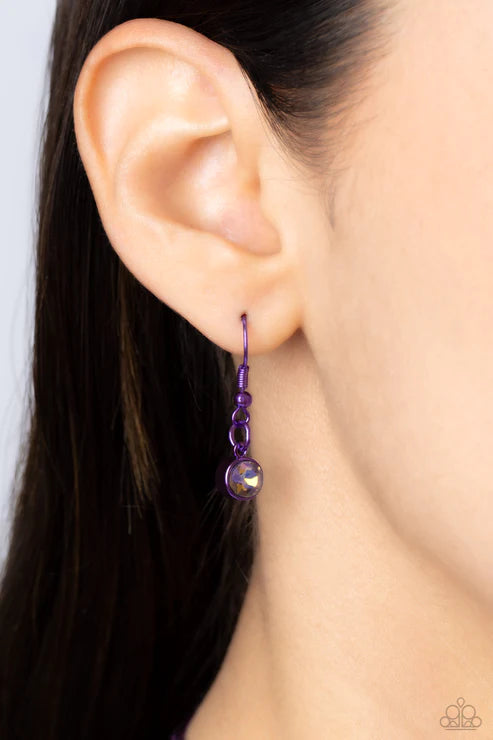 Combustible Command - Purple Necklace