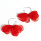 Chiffon Class - Red Earrings