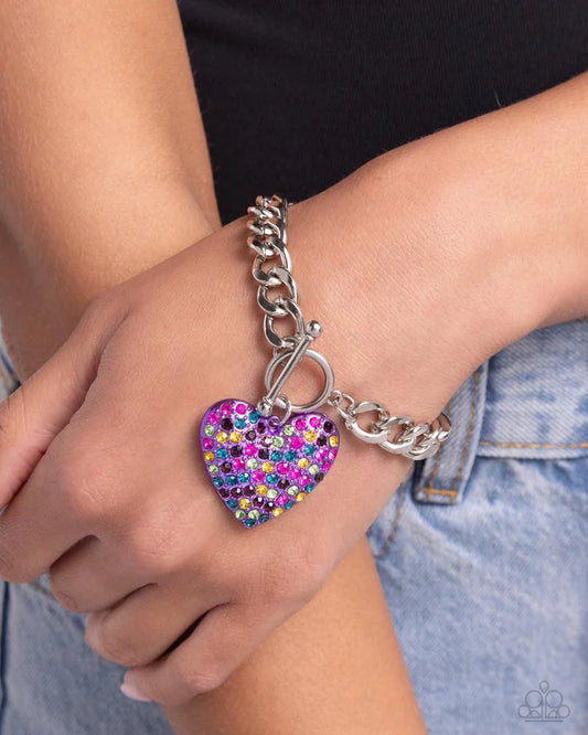 Paparazzi Bracelet Enamored Elegance - Purple