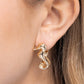 Sea Horse Statement - Gold Earrings