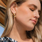 Sea Horse Statement - Gold Earrings