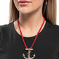 Anchored Allure - Red