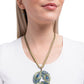 Peacock Patchwork - Brass