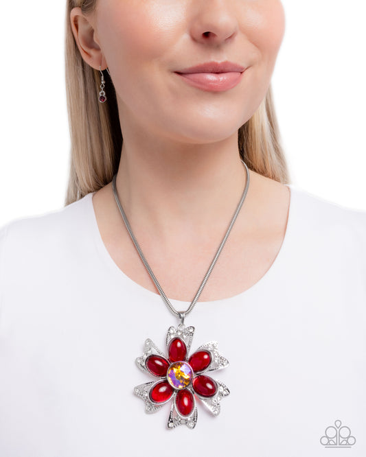 Floral Figurehead - Red