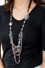 All The Trimmings - Brown  Necklace