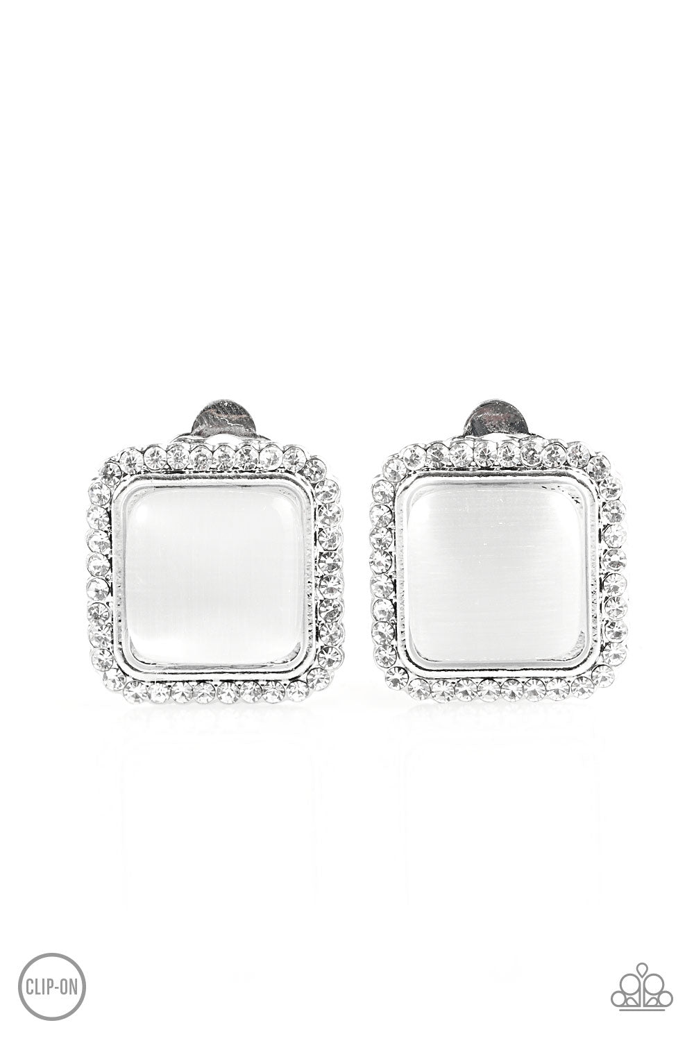 Cinderella Chic - White Clip-On