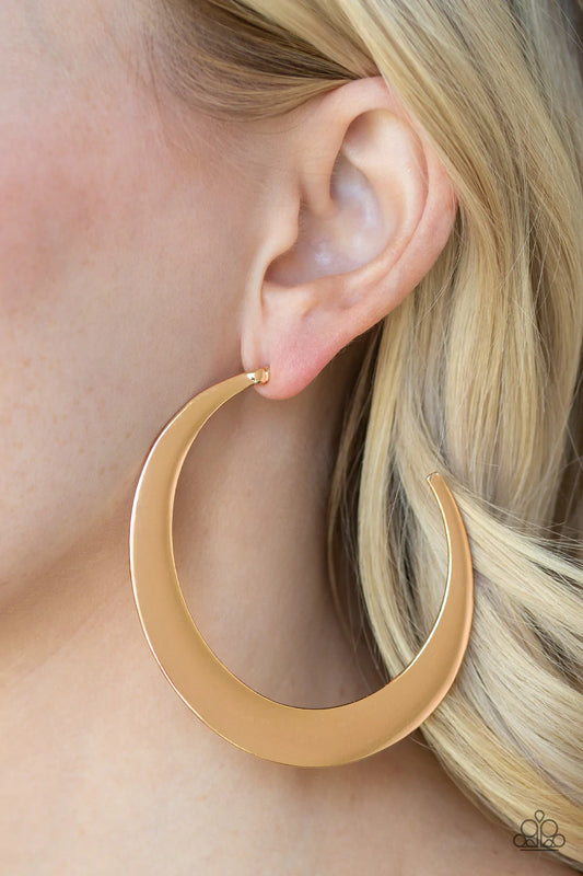 Moon Beam - Gold  Earrings