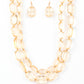 Ice Bank - Gold Necklace
