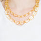 Ice Bank - Gold Necklace
