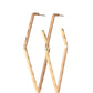 Geo Grunge - Gold  Earrings