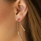 Geo Grunge - Gold  Earrings