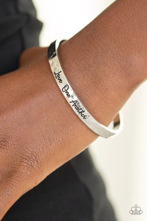 Love One Another - Silver Bracelet