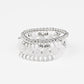 Layered Luster - White