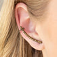Give Me The SWOOP - Brass Post Earring