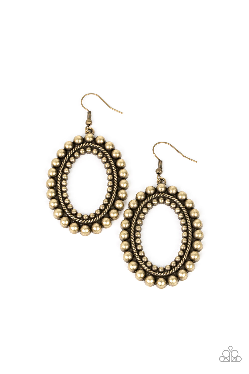Homestead Hideaway - Brass Earrings