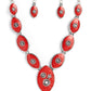 Pressed Flowers - Red